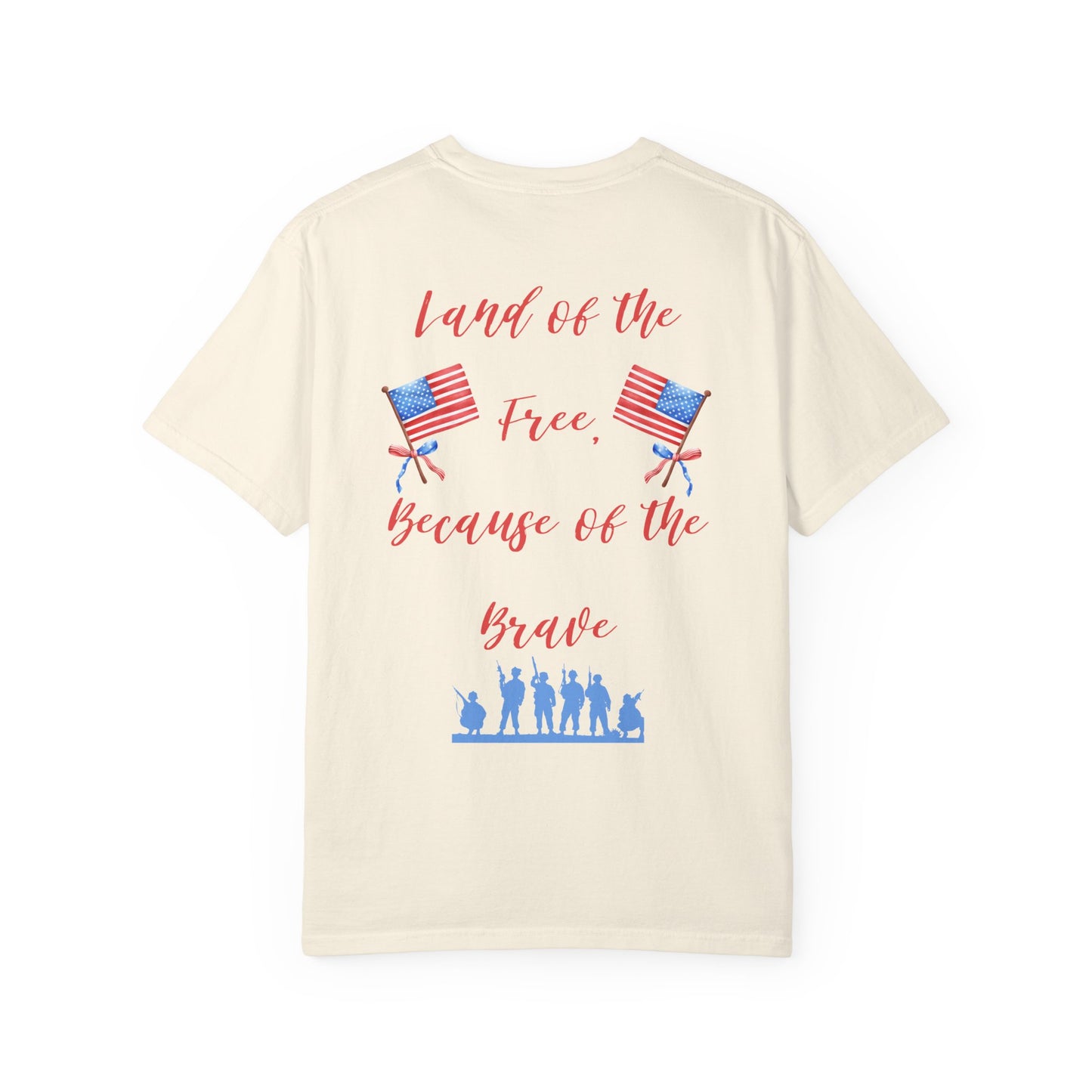 Land of the Free Because of the Brave Tee
