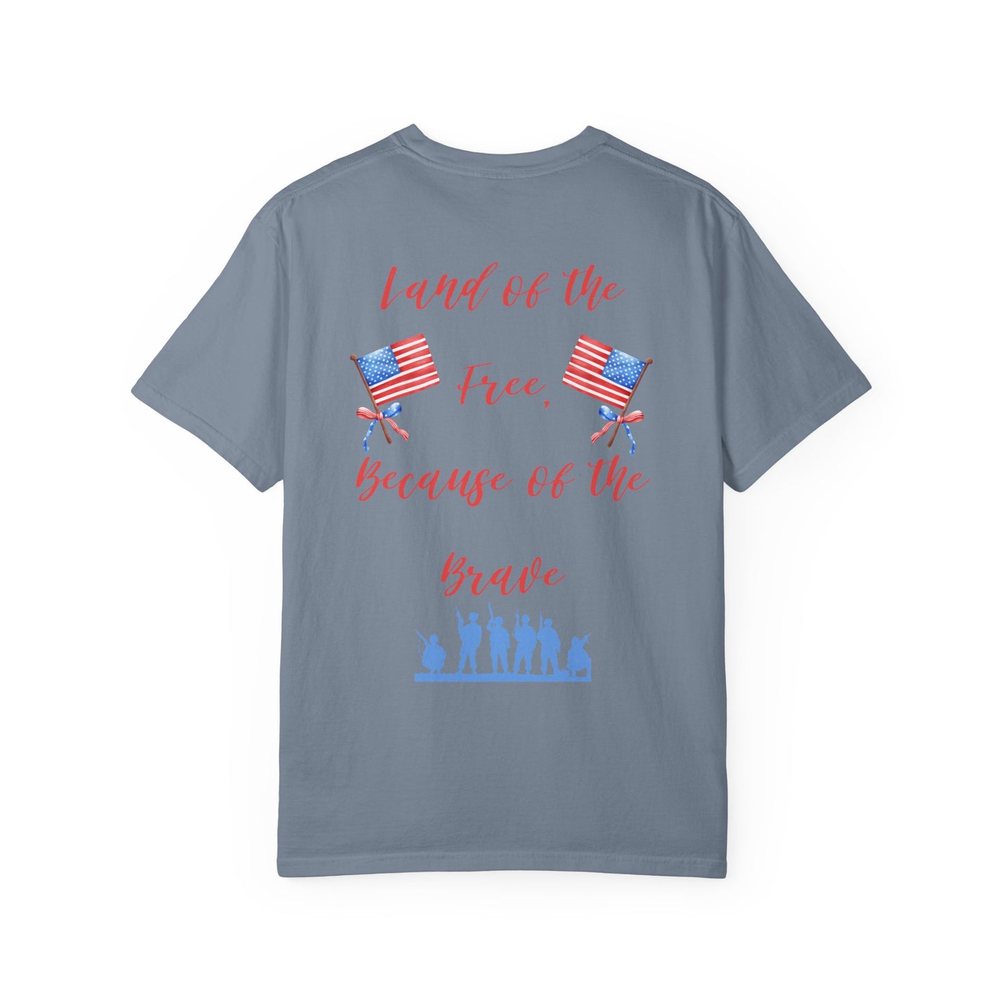 Land of the Free Because of the Brave Tee
