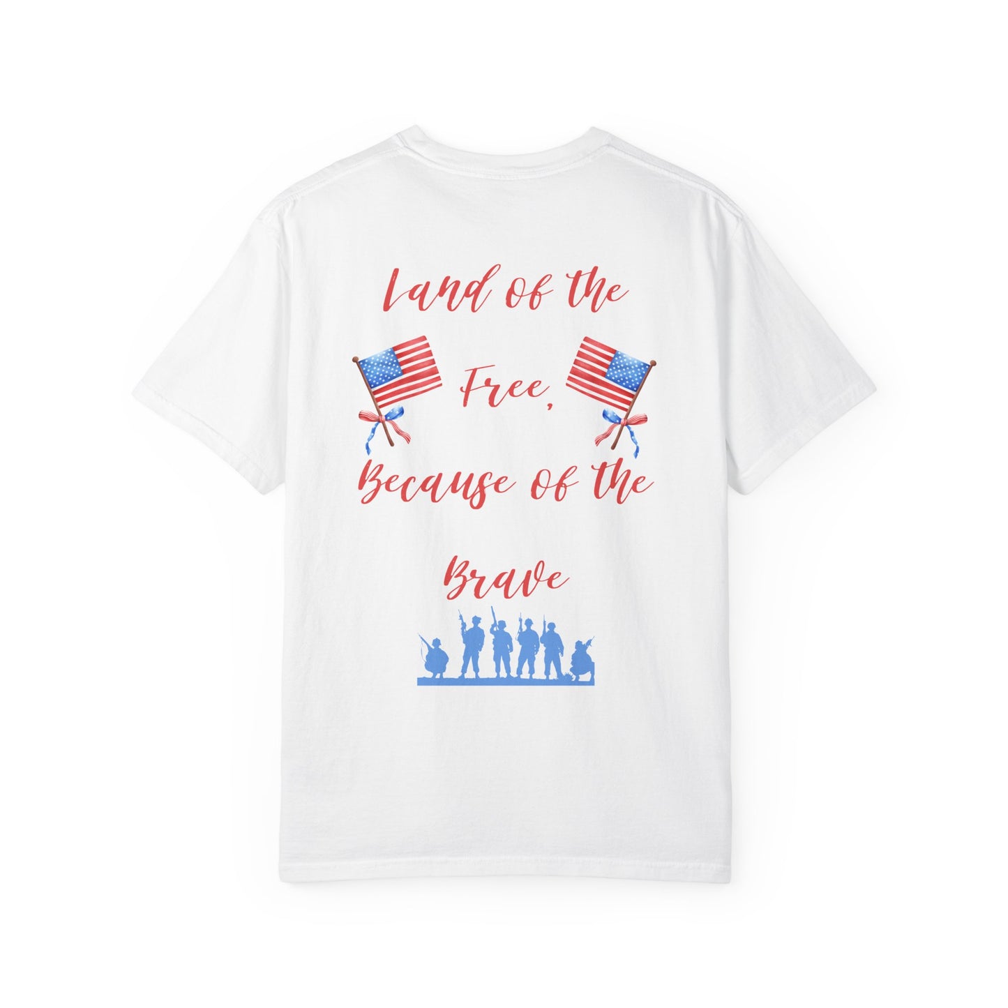 Land of the Free Because of the Brave Tee