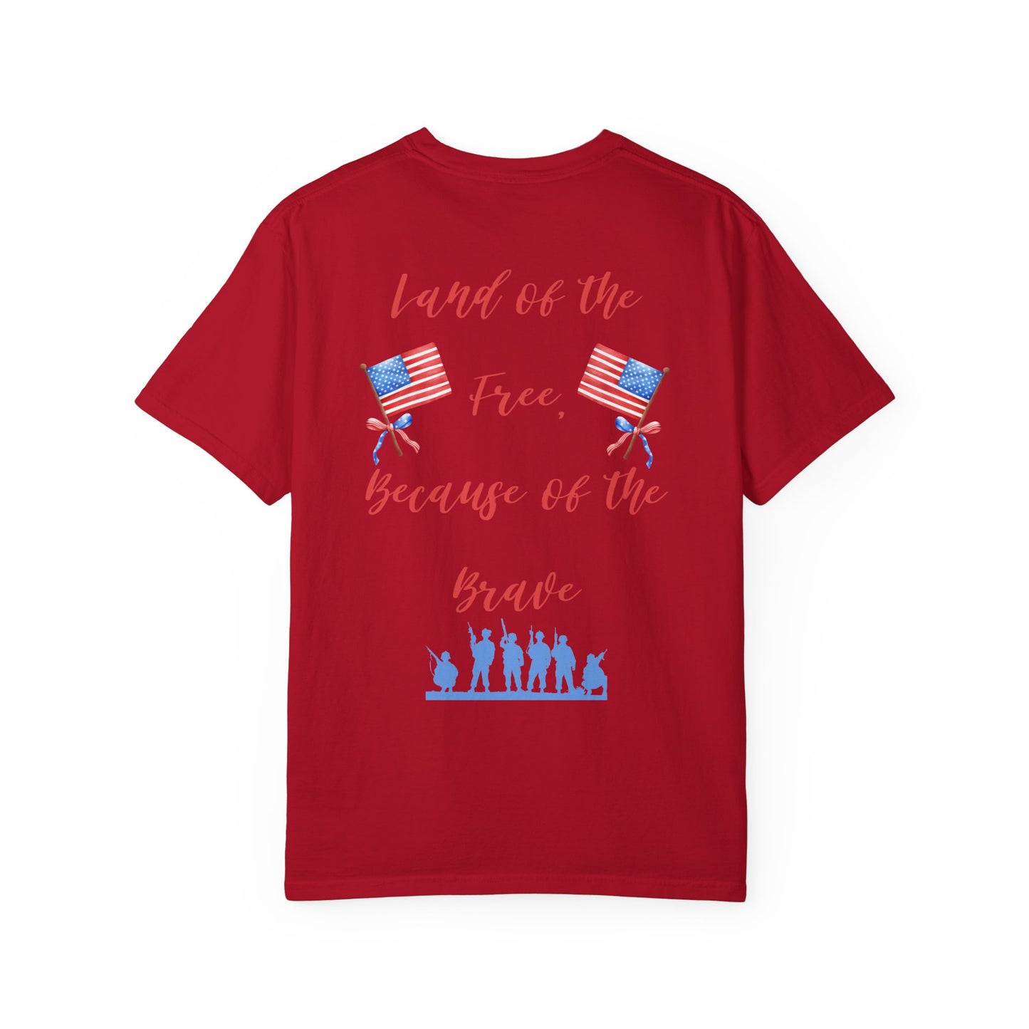 Land of the Free Because of the Brave Tee